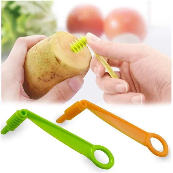 Kitchen_Plastic_Vegetables_Spiral_Cutter/Spiral_Knife/Spiral_Screw_Slicer