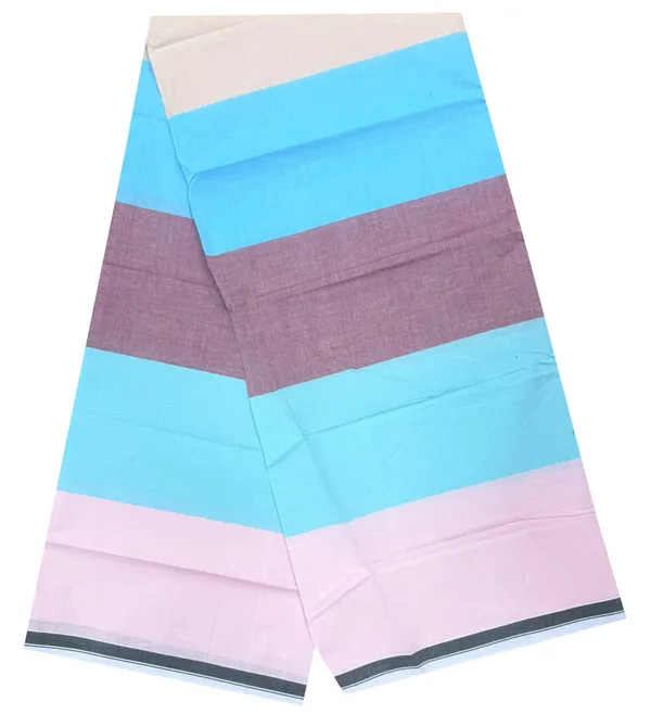 100%_Pure_Cotton_Color_Stripes_Lungi_2.60_Meter_(big_size_in_width)