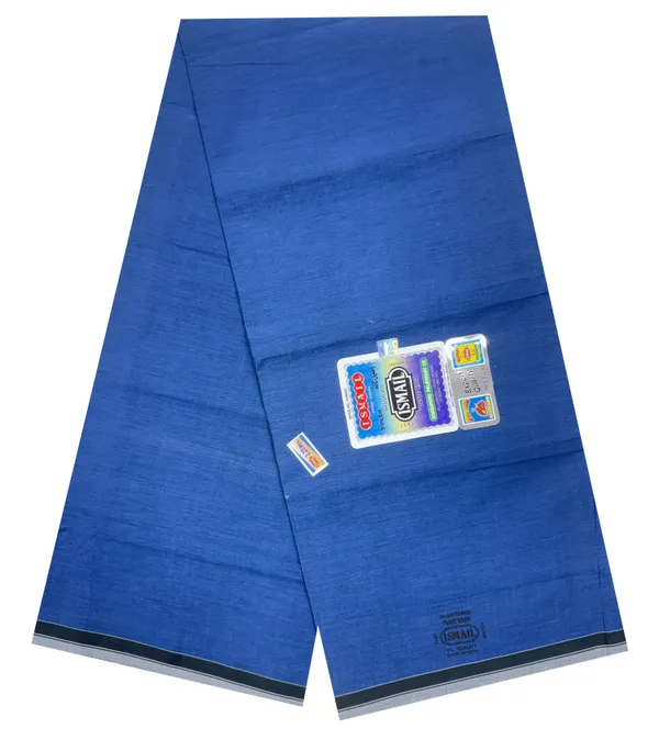 100%_Pure_Cotton_ISMAIL_Plain_Color_Grey_Lungi_-_2.10_Mtrs