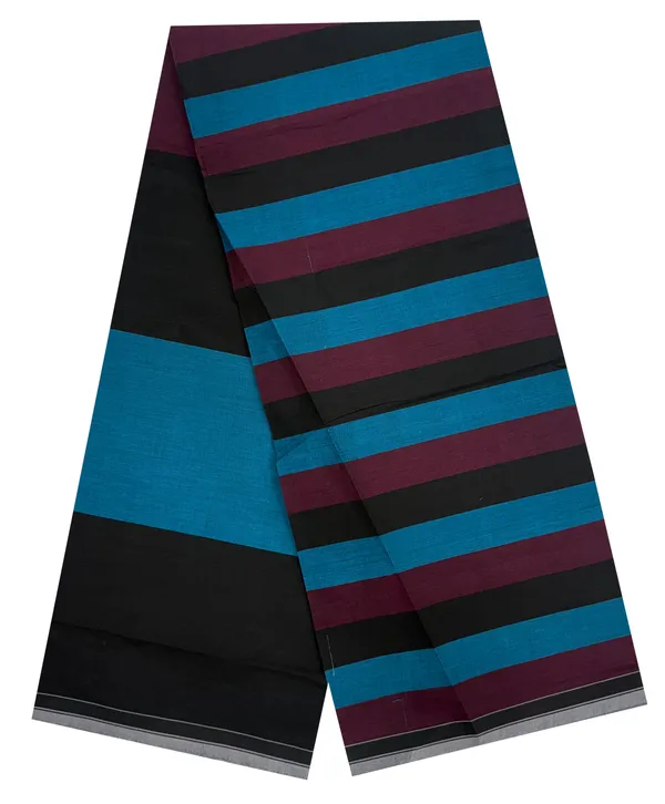 100%_cotton_black_maroon_and_blue_color_ring_design_lungi_for_men_2.10,_2.25_and_2.60_meter