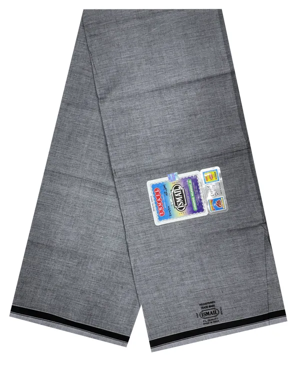 100%_cotton_grey_color_plain__lungi_for_men_2.10_and_2.25_meter