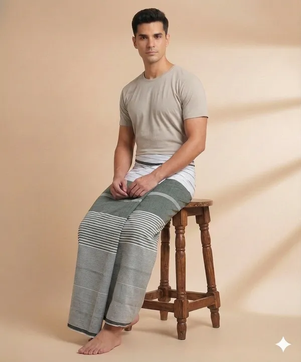 100%_cotton_katari_stripes_lungi_for_men_2.10_,_2.25_and_2.60_meter