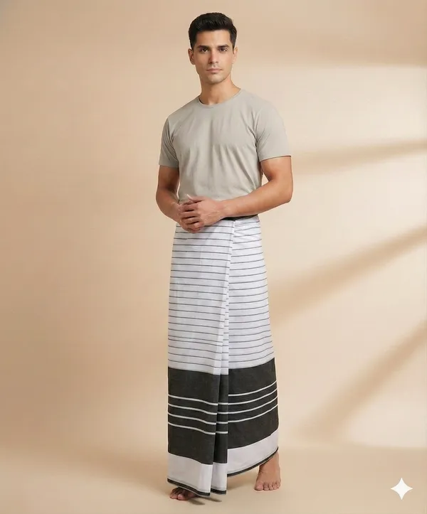 100%_cotton_katari_stripes_lungi_for_men_2.10_,_2.25_and_2.60_meter
