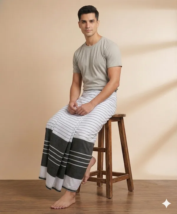 100%_cotton_katari_stripes_lungi_for_men_2.10_,_2.25_and_2.60_meter