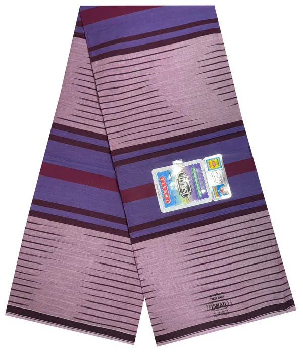 100%_cotton_maroon_stripes_lungi_for_men_2.10_,_2.25_and_2.60_meter