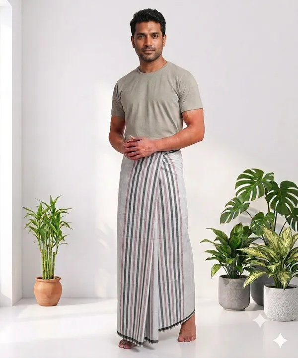 100%_cotton_milk_white_design_lungi_