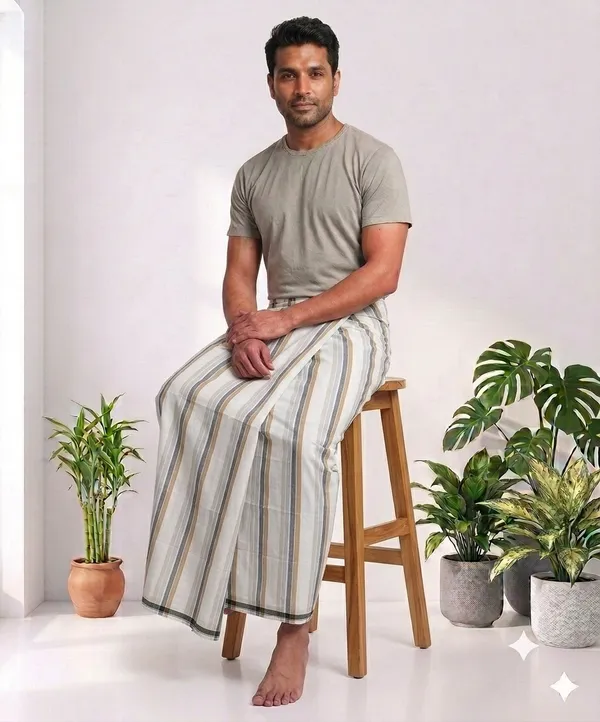 100%_cotton_milk_white_design_lungi_