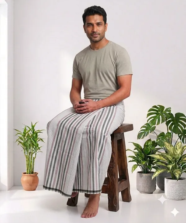 100%_cotton_milk_white_design_lungi_