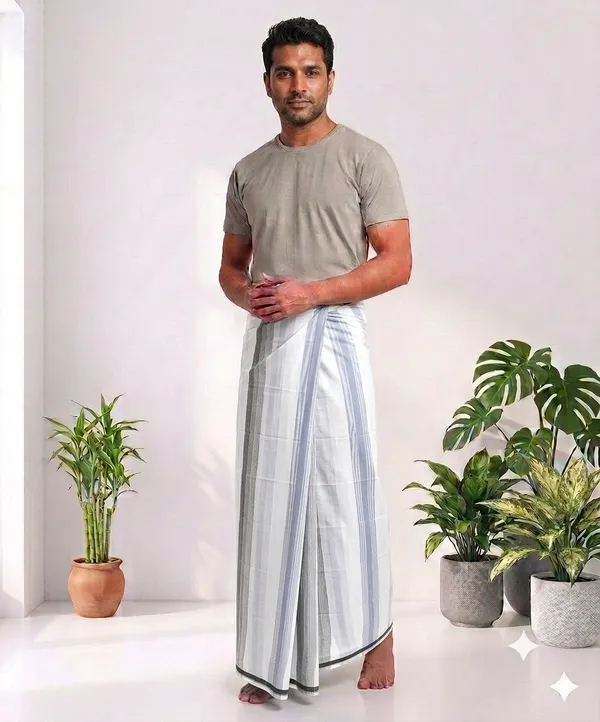 100%_cotton_milk_white_design_lungi_