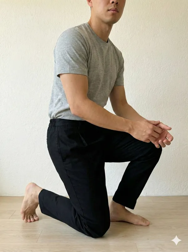 100%_cotton_pant_style_(half_elastic)_pyjama_black_color_front_open