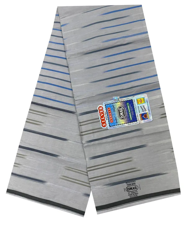 100%_cotton_silver_color_katari_lungi_for_men_