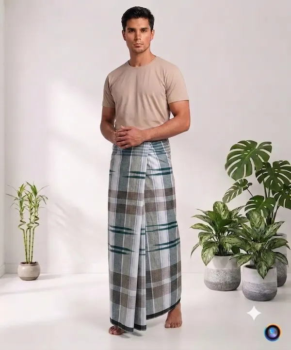 100%_cotton_silver_katari_lungi_for_men_