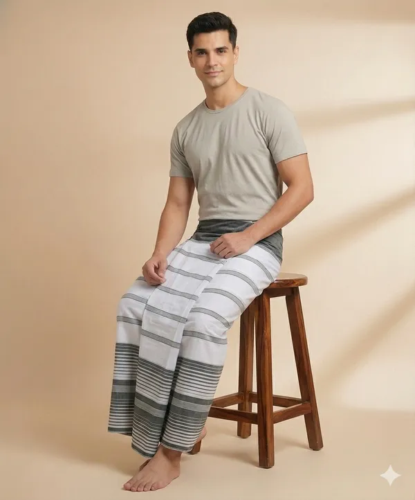 100%_cotton_stripes_lungi_for_men_2.10_,_2.25_and_2.60_meter