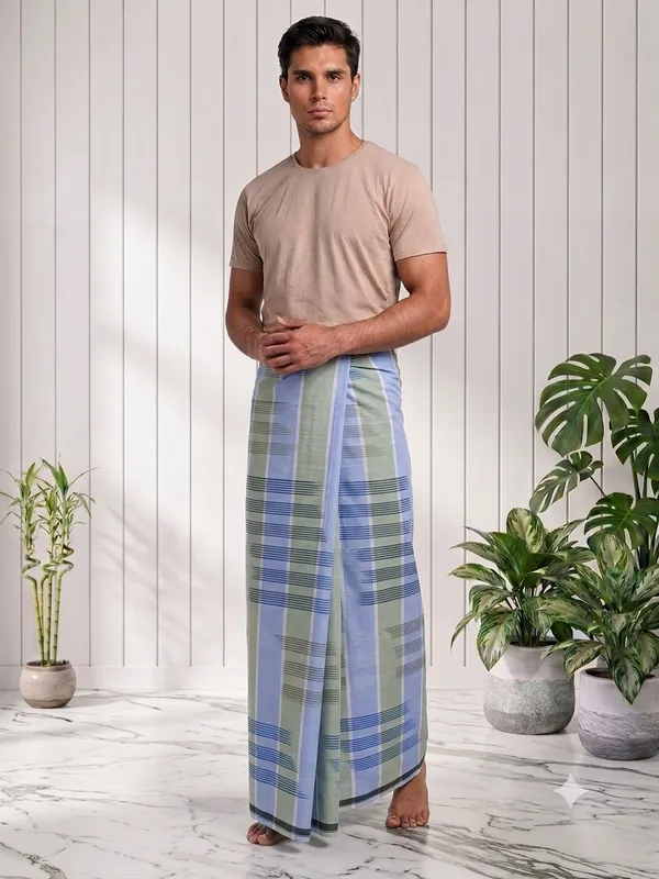 100%_pure_cotton_100X100_lungi_for_men_(2.15_meter)
