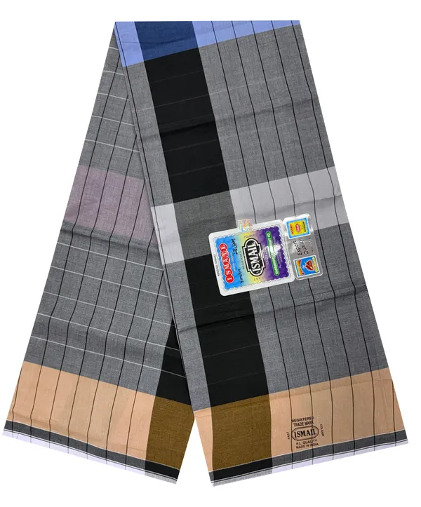 100%_pure_cotton_black_fancy_design_lungi_for_men_2.10_meter