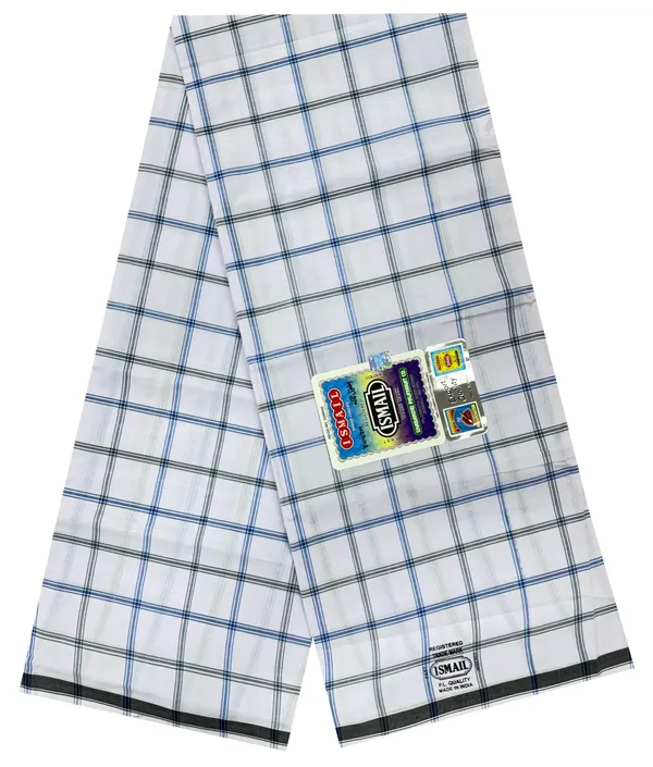 100%_pure_cotton_checkered__lungi_for_men_2.10_meter_
