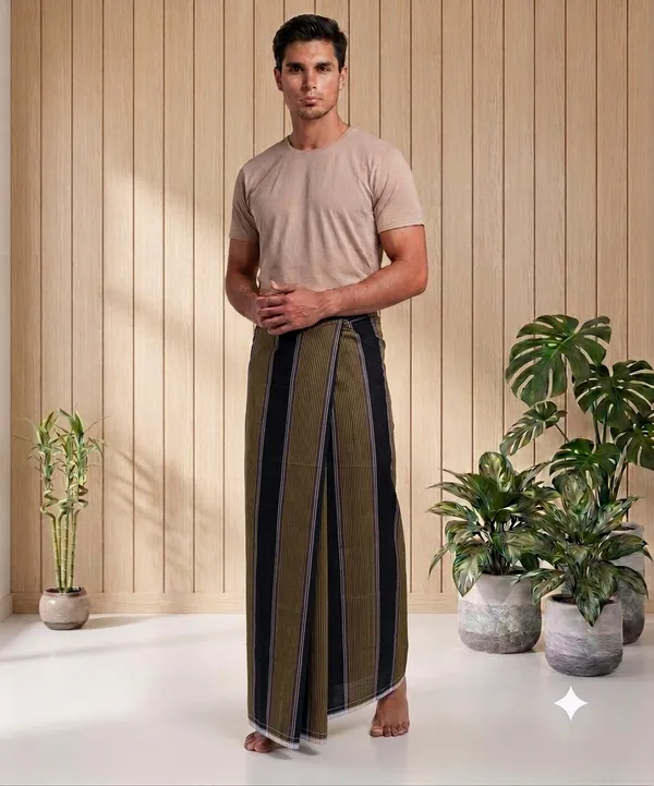 100%_pure_cotton_horizontal_lines_lungi_for_men_2.10_meter