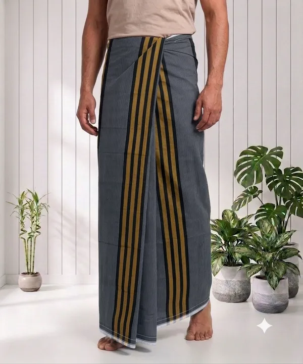 100%_pure_cotton_horizontal_lines_lungi_for_men_2.10_meter