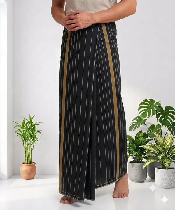 100%_pure_cotton_horizontal_lines_lungi_for_men_2.10_meter
