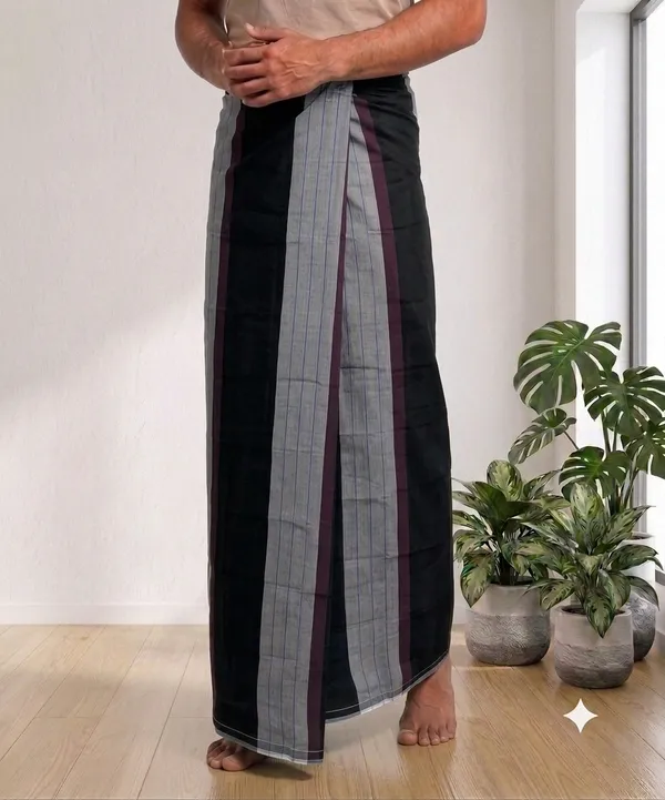 100%_pure_cotton_horizontal_lines_lungi_for_men_2.10_meter