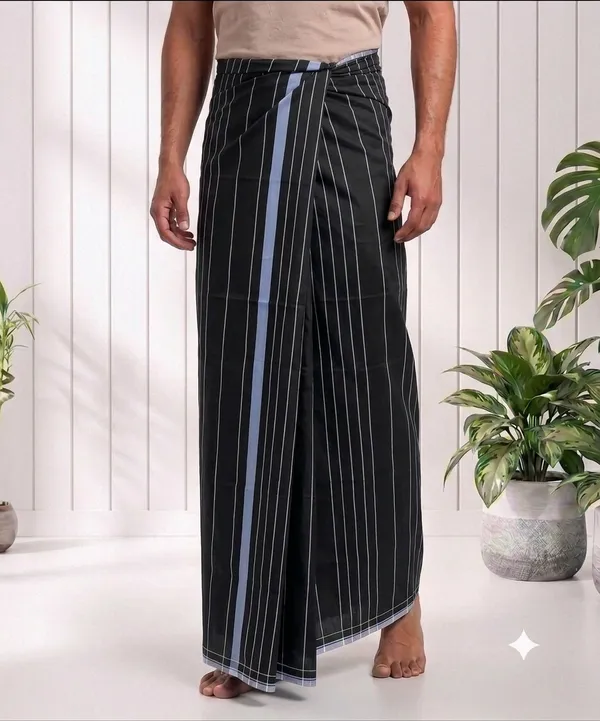 100%_pure_cotton_horizontal_lines_lungi_for_men_2.10_meter
