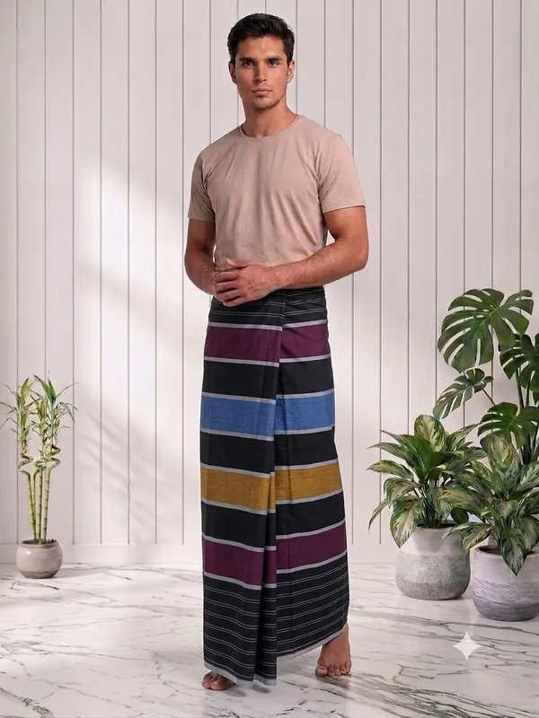 100%_pure_cotton_lungi_for_men_2.10_meter
