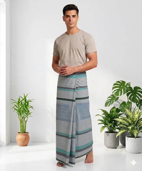 100%_pure_cotton_lungi_for_men_2.10_meter