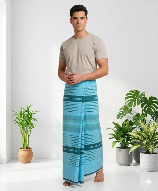 100%_pure_cotton_lungi_for_men_2.10_meter