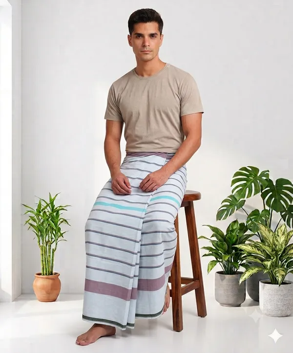 100%_pure_cotton_lungi_for_men_2.10_meter