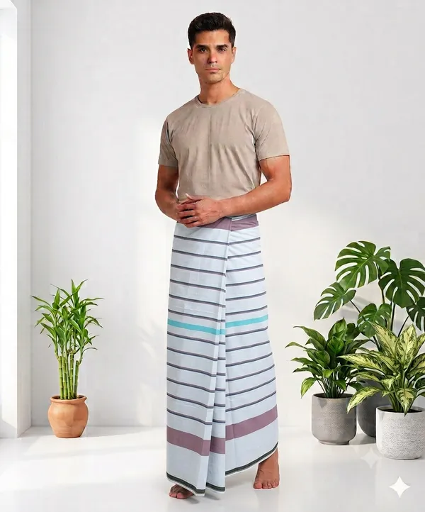 100%_pure_cotton_lungi_for_men_2.10_meter
