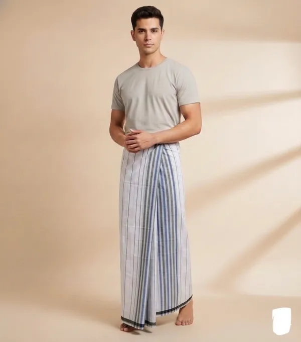 100%_pure_cotton_multicolor_vertical_lines_stripes_lungi_for_men_2.10_meter_and_2.25_meter