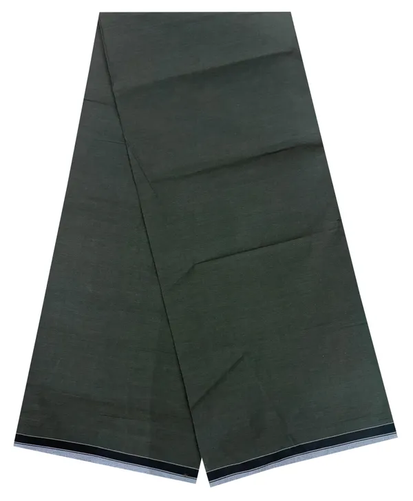 100%_pure_cotton_plain_color_green_lungi_