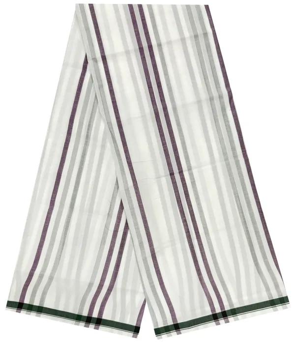 100%_pure_cotton_white_color_vertical_lines_design_lungi_for_men