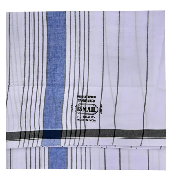 100%_pure_cotton_white_stripes_lungi_for_men