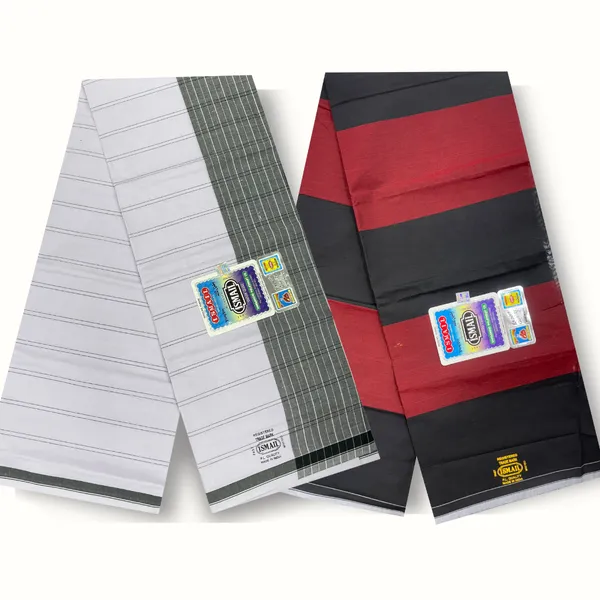 Pack_of_2_-_Ismail_Men's_100%_Pure_Cotton_Lungi_For_Men_(2.10_Meters)