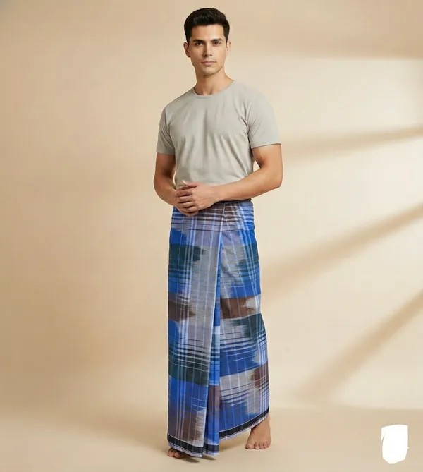 Ismail_mens_gold_katari_design_lungi