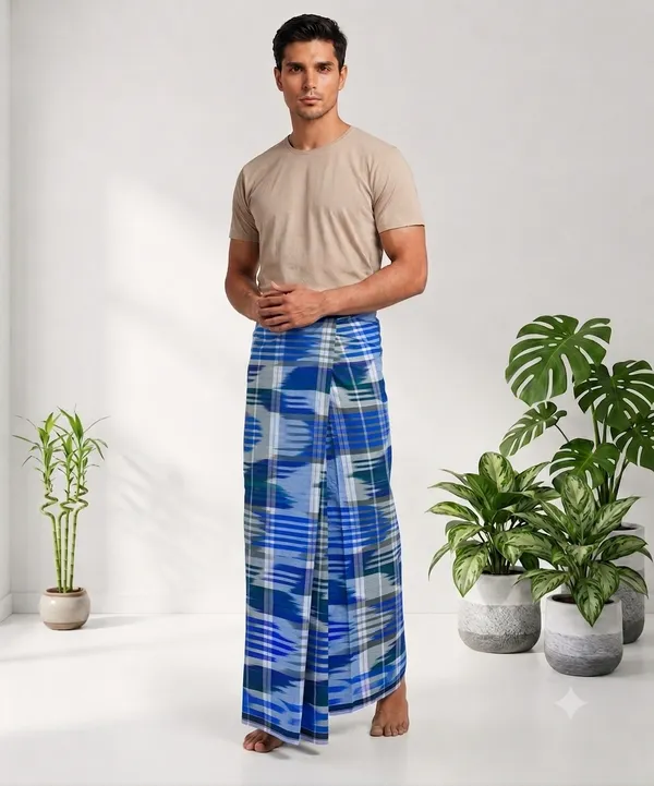 Ismail_mens_gold_katari_design_lungi