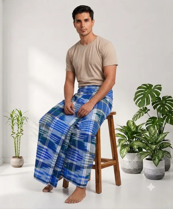 Ismail_mens_gold_katari_design_lungi