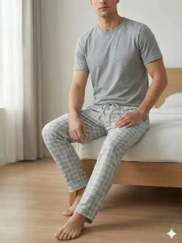 Ismail_Men's_Cotton_checks_Pyjama