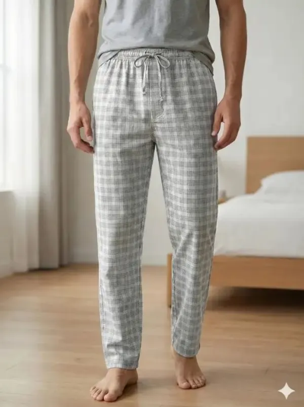 Ismail_Men's_Cotton_checks_Pyjama
