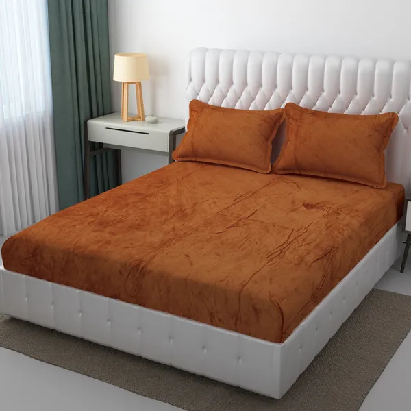 Velvet_Flannel_Warm_Fitted_Bedsheet_for_Winter_Size_72_x_78_x_11