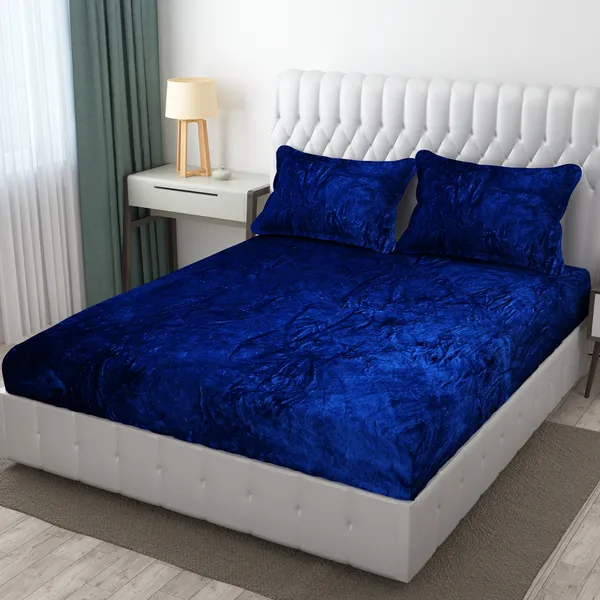 Velvet_Flannel_Warm_Fitted_Bedsheet_for_Winter_Size_72_x_78_x_20