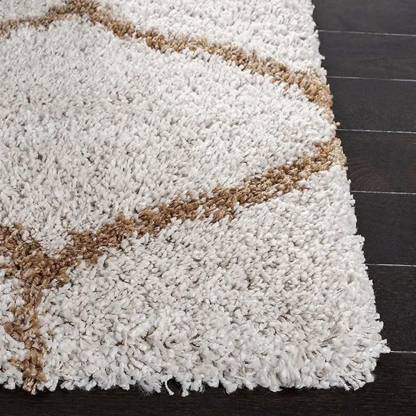 Ivory_3x5_Feet_Woolen_Shaggy_Carpet_?_Soft_&_Plush_Area_Rug