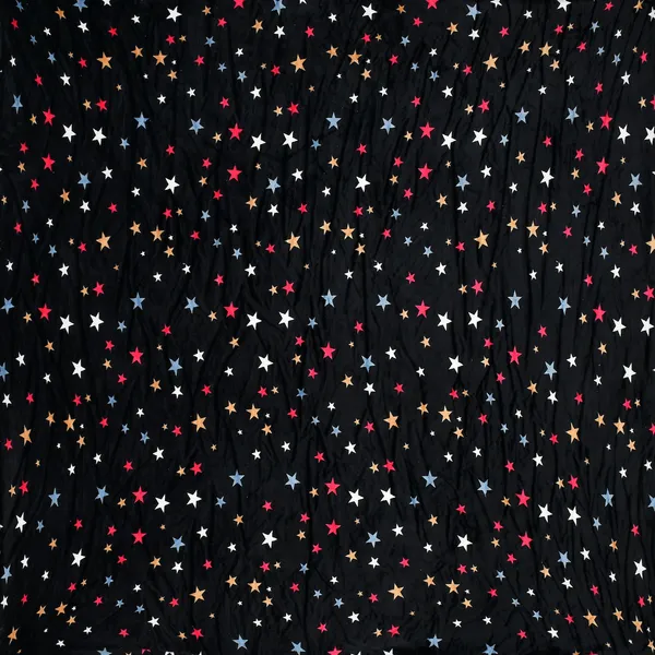 Snowdrop_Black-Star_Warm_Fitted_Bedsheet_for_Winter_(Size_72_x_78_x_10)