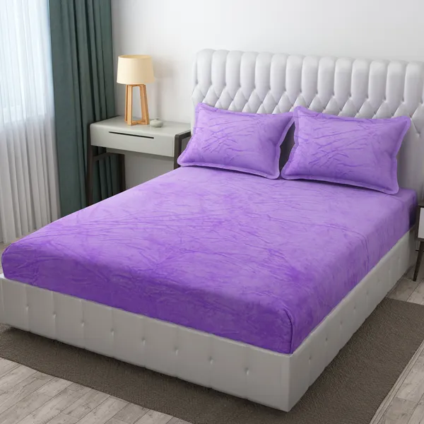 Velvet_Flannel_Warm_Fitted_Bedsheet_for_Winter_Size_72_x_78_x_18