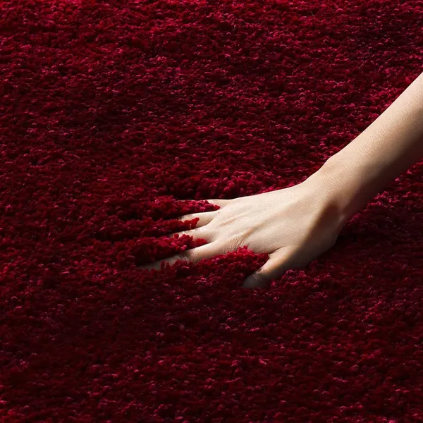 Solid_Red_6x9_Feet_Woolen_Shaggy_Carpet_?_Soft_&_Plush_Area_Rug