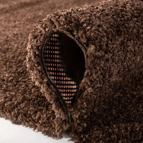 Solid_Coffee_4x6_Feet_Woolen_Shaggy_Carpet_?_Soft_&_Plush_Area_Rug