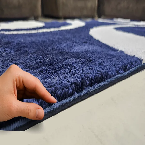 Galaxy_Navy_Blue_5x7_Feet_Microfiber_Shaggy_Carpet_?_Soft_&_Plush_Area_Rug