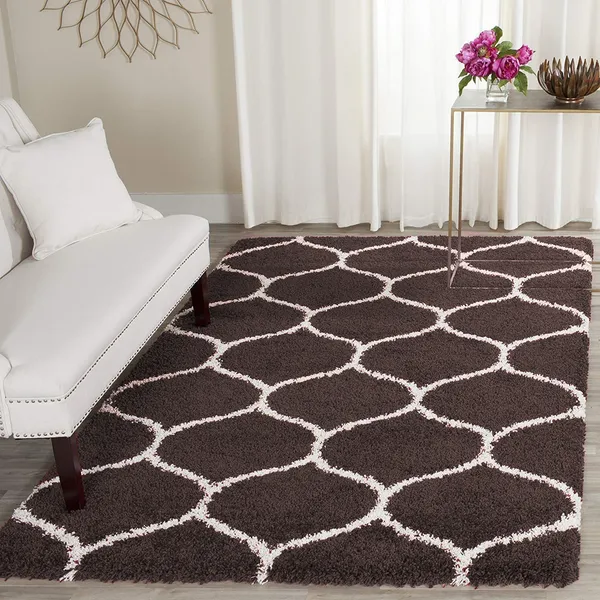 Coffee_5x7_Feet_Woolen_Shaggy_Carpet_?_Soft_&_Plush_Area_Rug