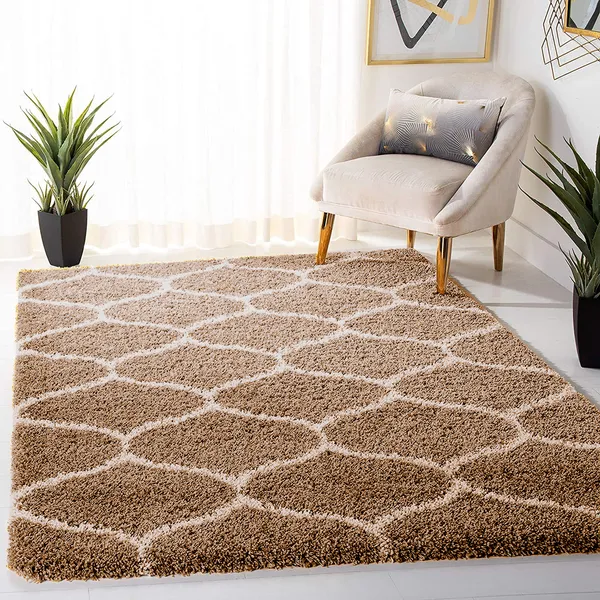 Beige_5x7_Feet_Woolen_Shaggy_Carpet_?_Soft_&_Plush_Area_Rug